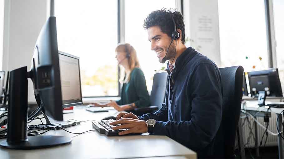 Working with us image